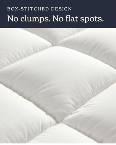 King Pillow Top Mattress Topper - Beckham Hotel Collection Extra Soft & Thick Bed Pad