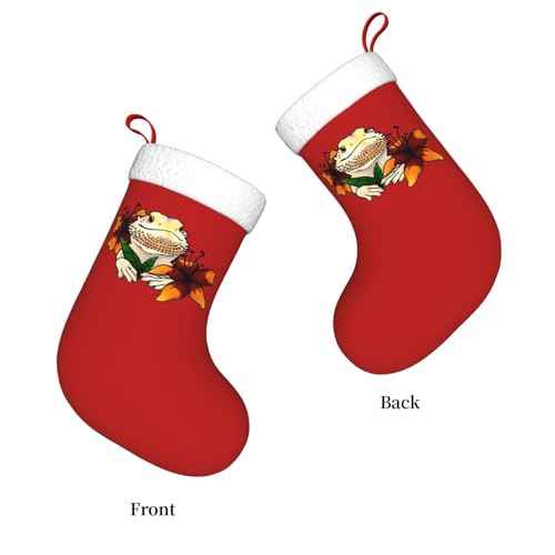Bearded Dragon Christmas Stockings Xmas Stocking Christmas Hanging Bags Xmas Tree Decorations