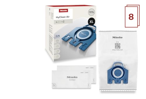 Miele Vacuum Cleaner Bags AirClean XL Pack of 2 – Compatible with C1, C2, C3 Models