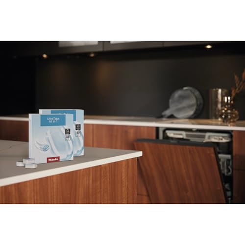 Dishwasher Detergent Tablets 60 Count Pack of 2 - All-in-One Cleaning Tabs with Variation of Original