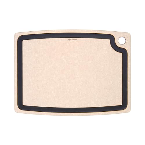 17.5-Inch Natural and Slate Cutting Board with Juice Groove - Gourmet Series, Variation of THIS listing
