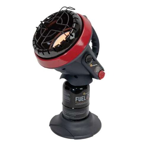 Mr. Heater Little Buddy Portable Propane Radiant Space Heater Black/Red, 3800 BTU