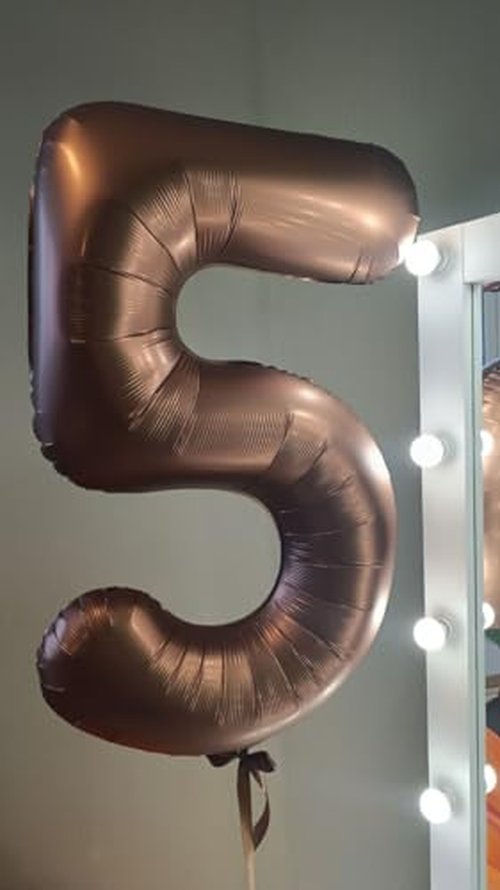 Dark Brown Number 27 Balloon 40 inch, Coffee Brown 27 Number Balloons, 27st Birthday Decorations, Chocolate 27 Year Old Women Men Party Supplies