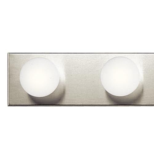 48in Brushed Nickel Bathroom Vanity Light - Modern 4-Light Fixture
