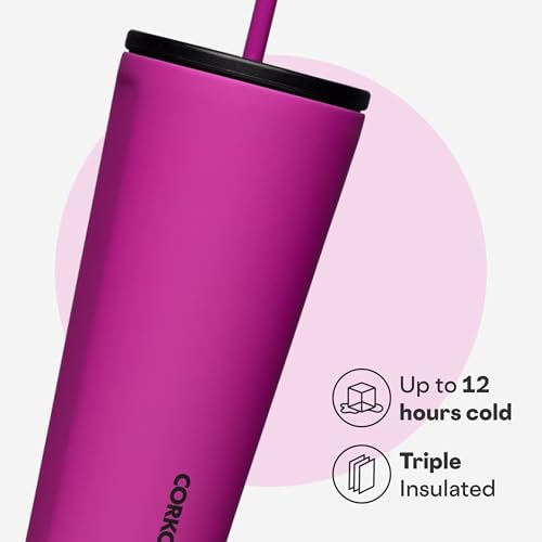 Corkcicle 24 oz Triple Insulated Cold Cup - Berry Punch