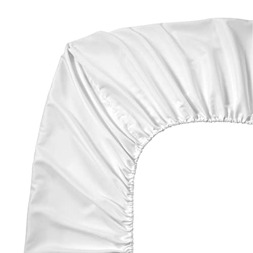 FreshCulture Queen Fitted Sheets - White Deep Pocket Microfiber Pack of 6