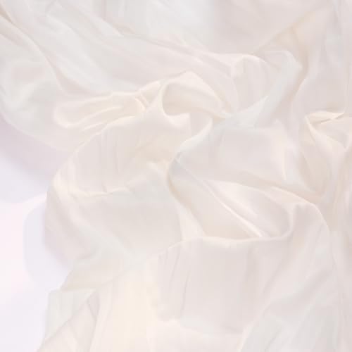 Ivory Cheesecloth Table Runner 10ft, Pack of 3 - Rustic Wedding & Party Decor