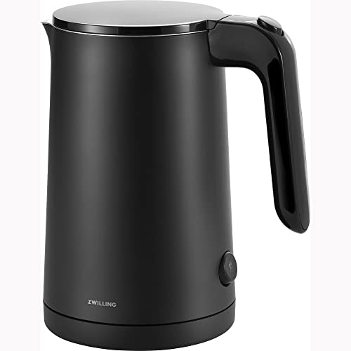 ZWILLING Enfinigy Cool Touch Electric Kettle - Black, 1-Liter Cordless Hot Water & Tea Maker