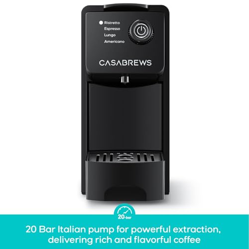 CASABREWS 20Bar Nespresso Original Pod Espresso Machine Compact & Easy to Use
