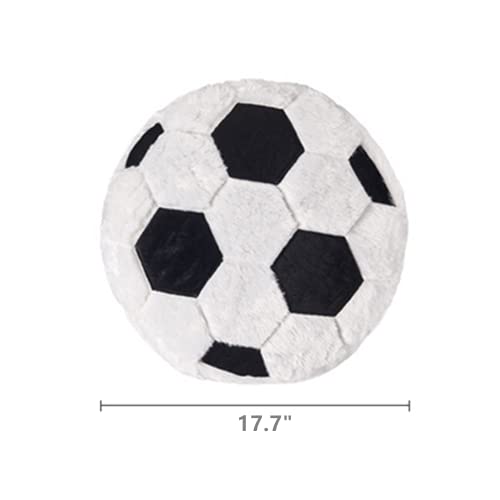 17.7 inch Football Throw Pillow Soft Stuffed Cushion Sports Toy Pillow Soft Durable Sports Toy for Sofa Room Decoration and Kids Boy Girls Children Birthday