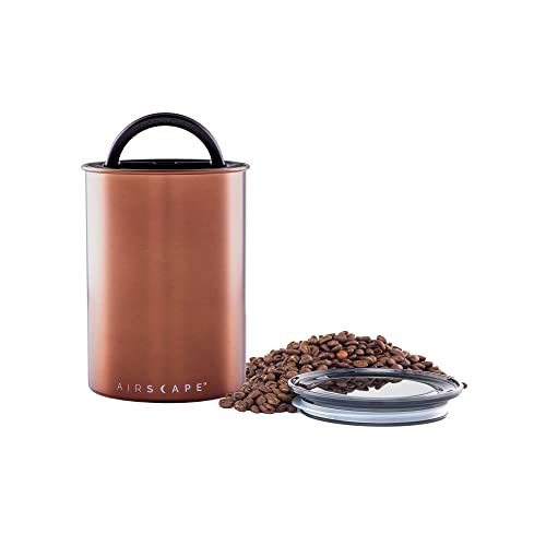 Planetary Design Airscape Stainless Steel Coffee Canister - Brushed Copper, Medium