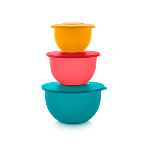 Tupperware Impressions Bowl Set - Classic 3 Food Storage Containers, BPA-Free & Dishwasher Safe