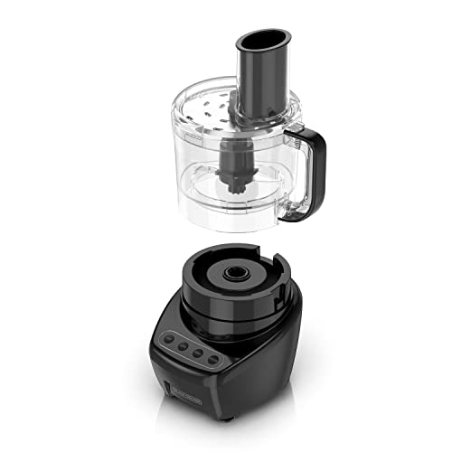 Large Food Processor with Vegetable Chopper - 8-Cup Capacity, 450W Stainless Steel Blades