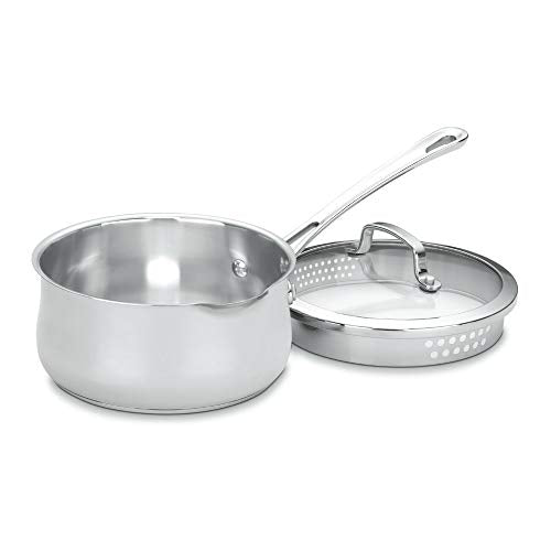 Stainless Steel 2-Quart Saucepans with Cover - Professional Cookware