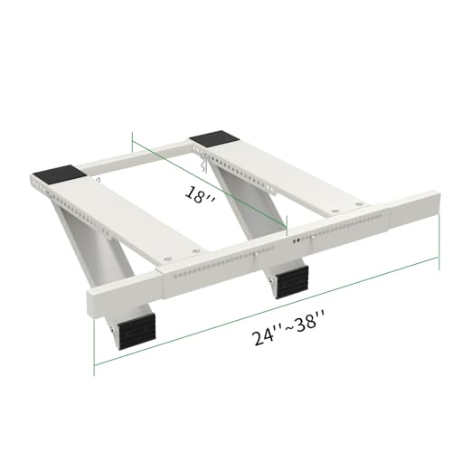 Fioracl No-Drill Window AC Support Bracket Up to 200 lbs - Heavy-Duty Steel, Universal Fit, Easy Installation