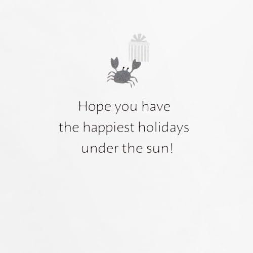 Hallmark 16-Pack Funny Christmas Cards with Envelopes – Tropical Santa Beach Design