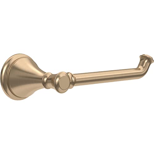 Delta Single Post Toilet Paper Holder Wall Mount Champagne Bronze 8.43x2.49 Inches