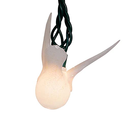 Kurt S. Adler 10-Count Glitter Dove Holiday Light Set
