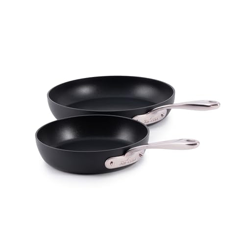 All-Clad HA1 Expert Nonstick Fry Pan Set 8 & 10 Inch, Induction Ready