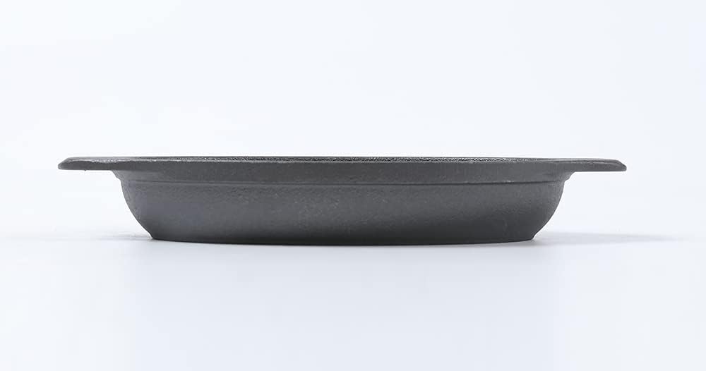 HAWOK Cast Iron Oval Serving Au Gratin Cookware Set of 4………