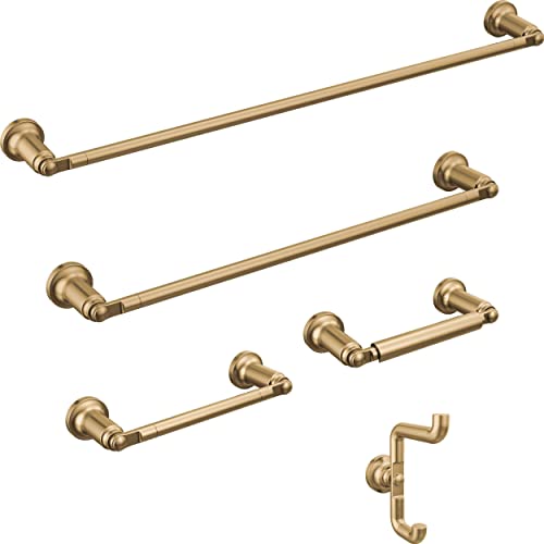 Delta Saylor Wall Mount Toilet Paper Holder - 1-Pack Champagne Bronze Bathroom Accessory