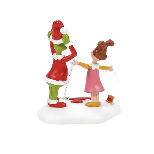 Department 56 Dr. Seuss Grinch Village Santy Suit Figurine, 3.6 Inch