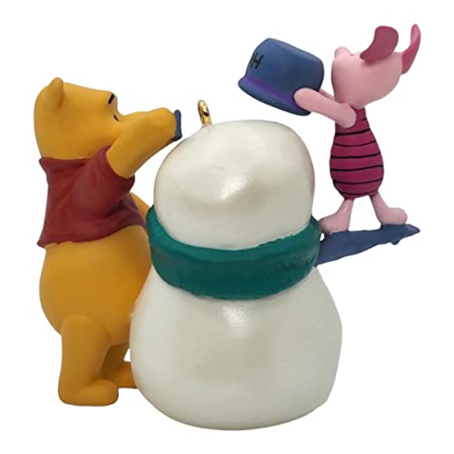 Hallmark Winnie the Pooh Snowman Keepsake Ornament 1998 QXD4133