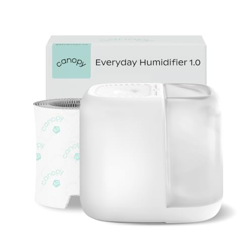 Canopy Bedside Evaporative Humidifier 36HR Run Time 2.5L White - No Mist