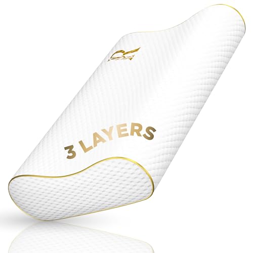 Royal Therapy King Memory Foam Cervical Pillow 31x14x5 inch for Neck Pain