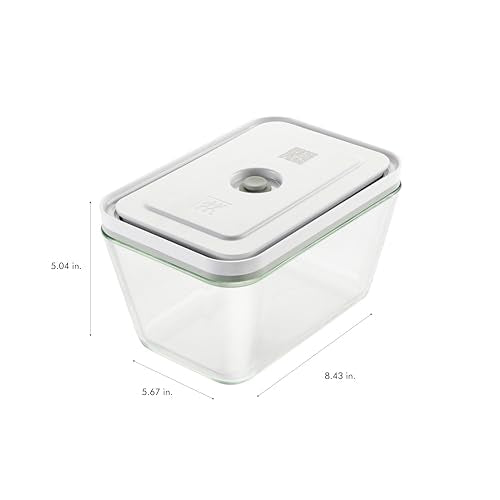 Zwilling Fresh & Save 3-Piece Glass Food Storage Container Set with Vacuum Seal