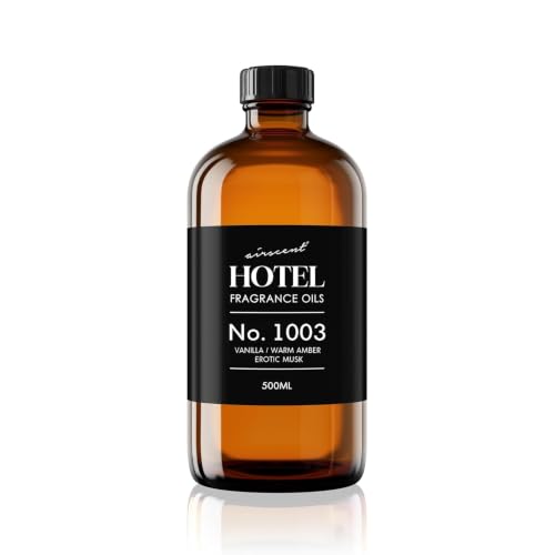 AirScent Hotel Diffuser Oil 16.9 Fl Oz (500 mL) Vanilla Warm Amber Musk - Relaxing Scent