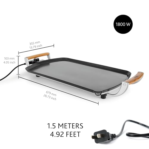 BOSKA Electric Griddle 14x22 inch Large Indoor Flat Top Nonstick Cooktop