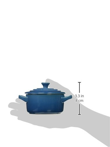 Le Creuset Marseille Mini Cocottes Set of 4, 8 oz Stoneware with Cookbook