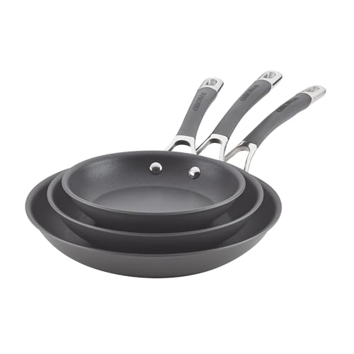 Circulon Radiance Hard Anodized Nonstick Frying Pan Set - 3 Piece Skillet Collection