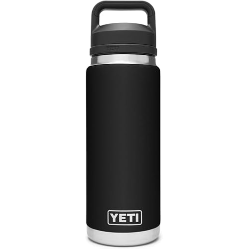 YETI Rambler 26 oz Vacuum Insulated Bottle - Black with Chug Cap