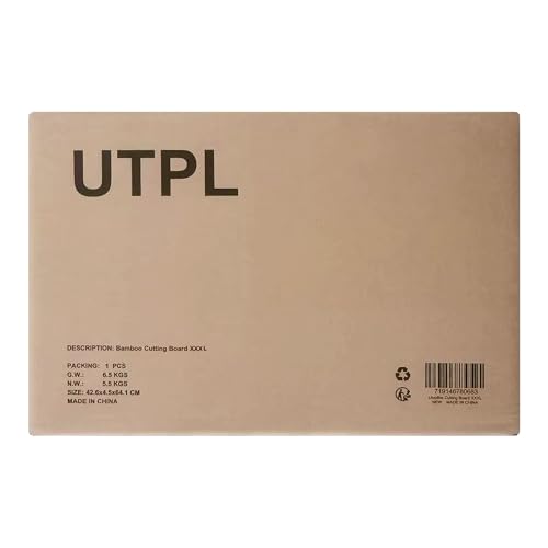 Extra Large XXXL Bamboo Cutting Board 24 x16 Inch, Largest Wooden Butcher Block for Turkey, Meat, Vegetables, BBQ, Over the Sink Chopping Board with Handle and Juice Groove, Thickness 1.25"