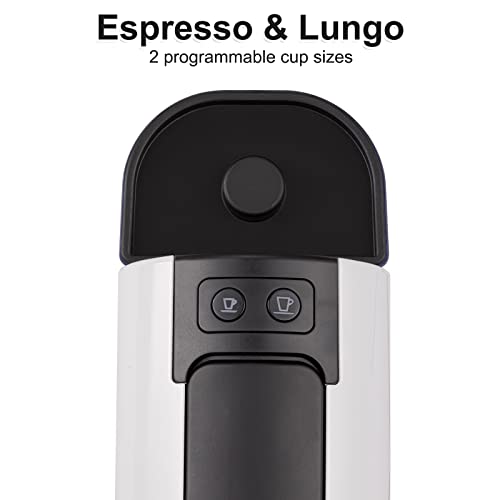 Beanglass Mini Espresso Machine White Compatible with Nespresso Original Pods