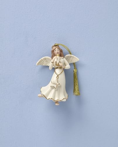 Lenox 2026 Heavenly Angel Ornament - Hand-Painted Porcelain Holiday Decor