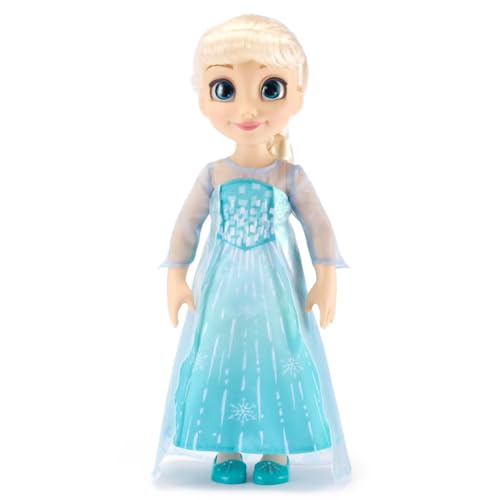 Disney Store Elsa Once Upon a Story Doll - 16 Inch Disney Princess Toy with Reflective Eyes & Detailed Costume