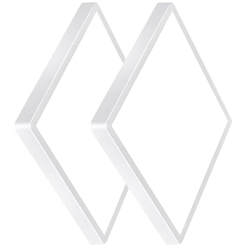 FY WISDOM FLY LIGHTING 20 Inch LED Flush Mount Ceiling Light 45W 4500LM 3CCT White 2-Pack