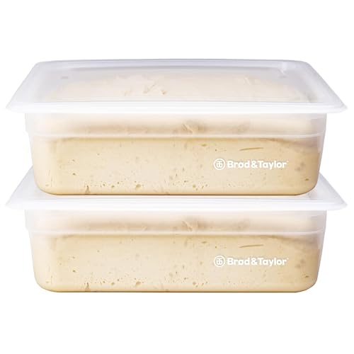 Proofing Container Set 2 Pack with 6L Capacity for Dough Rising, Bread & Pizza - Stackable, BPA-Free, Dishwasher Safe - Variation 2