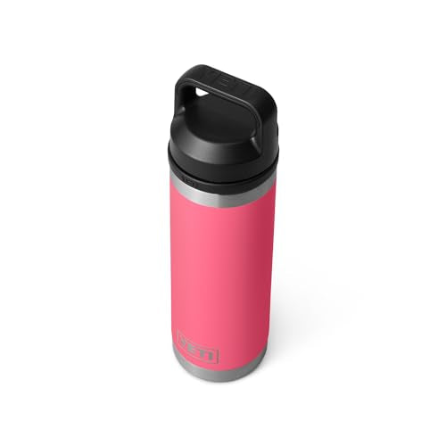 YETI Rambler 18 oz Insulated Stainless Steel Bottle Tropical Pink with Leakproof Chug Cap