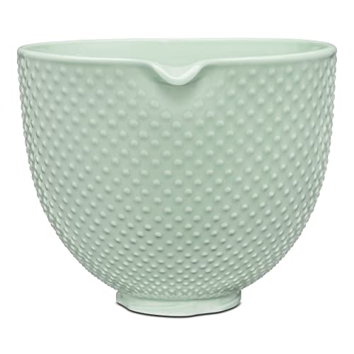 KitchenAid 5 Quart Dew Drop Ceramic Mixing Bowl for Tilt-Head Stand Mixers