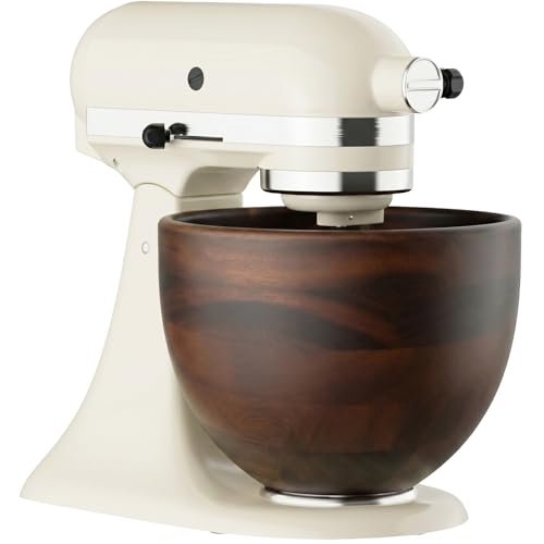 Wooden Mixing Bowl for KitchenAid 4.5-5 Qt Tilt-Head Stand Mixer - Acacia