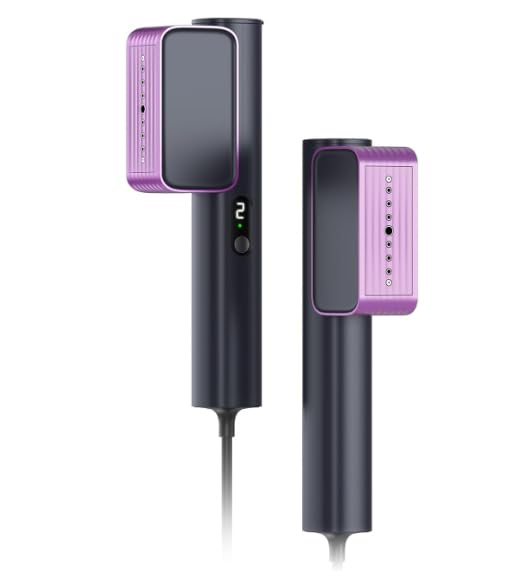 G7 Dual Voltage Travel Clothes Steamer - Pink, Compact & Lightweight