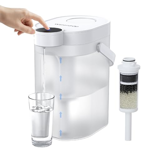 Electric Water Filter Pitcher 17-Cup Soften Water - White, Advanced White Variant