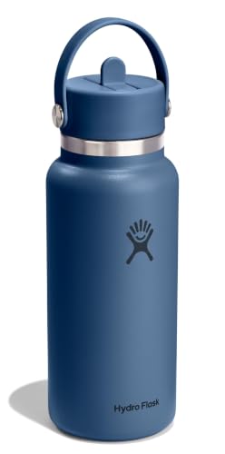 Hydro Flask 32oz Insulated Stainless Steel Water Bottle with Wide Mouth & Leakproof Straw Lid