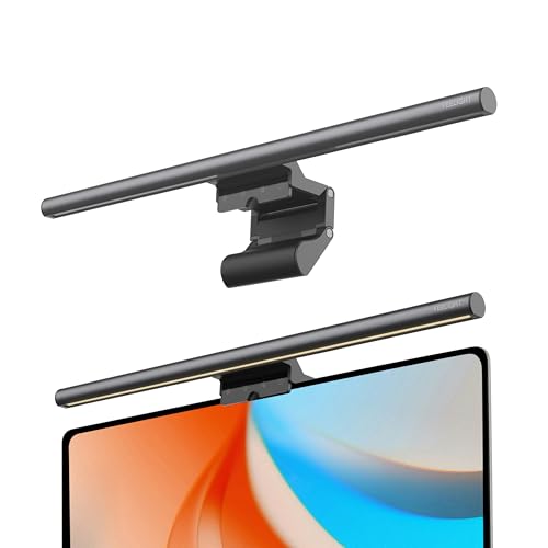 YEELIGHT Monitor Light Bar for Computer Screen - Dark Gray, Eye-Care LED Desk Lamp with Stepless Dimming & No Glare