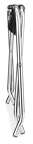 Whitmor Chrome Luggage Rack - Foldable Commercial Quality