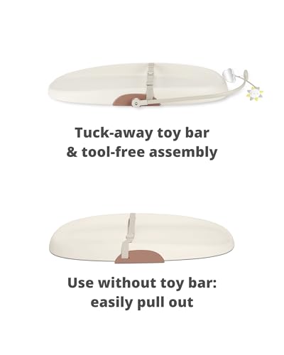 Skip Hop Baby Changing Pad, Nursery Style, Wipeable, Contoured with Cushioned Foam, Oat 16"